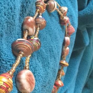 Rock bead necklace